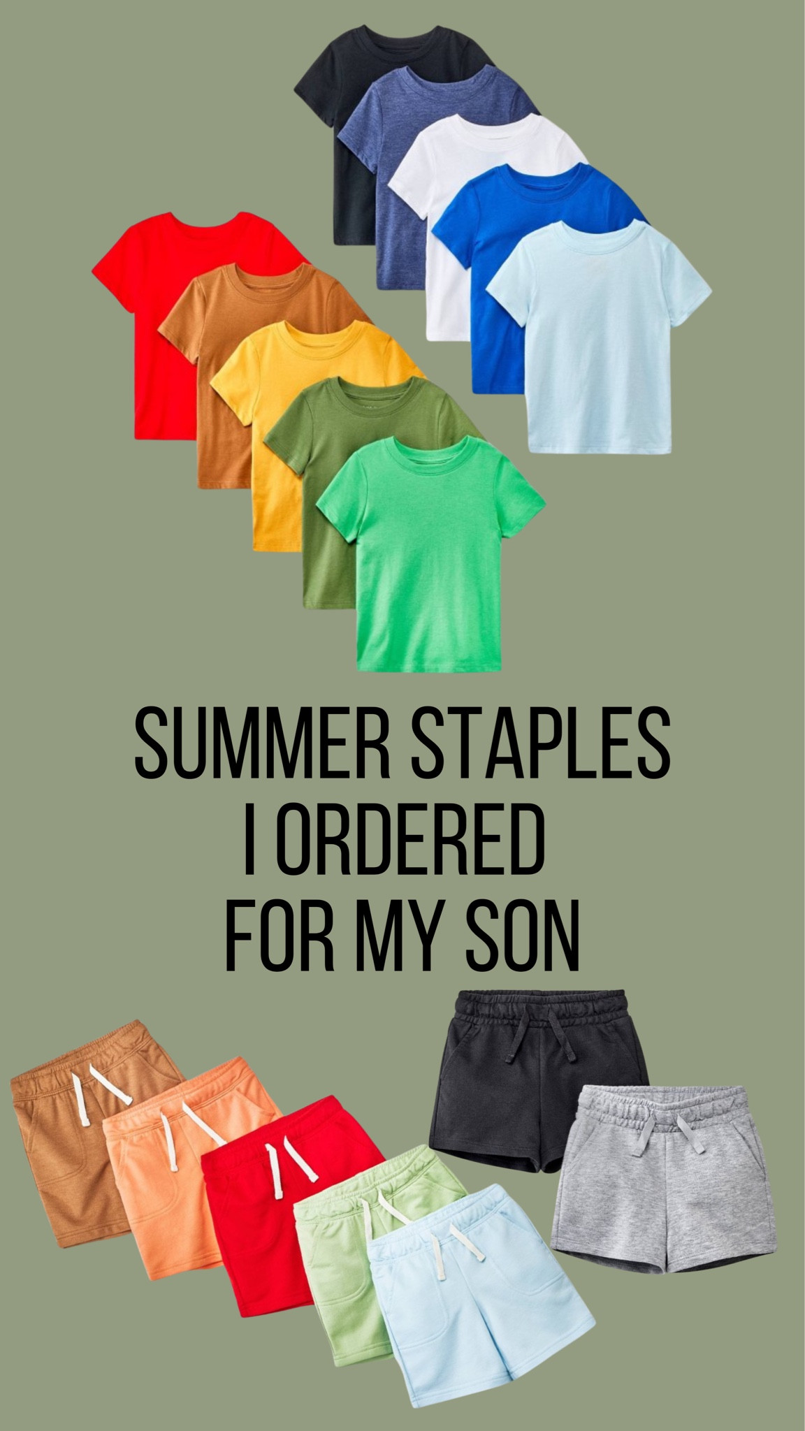 Budget friendly summer staples for your son! #budgetfriendly #summerclothes 