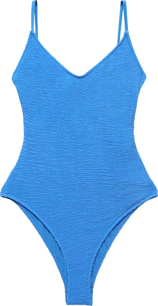 Strappy Rib One-Piece Swimsuit | Nordstrom