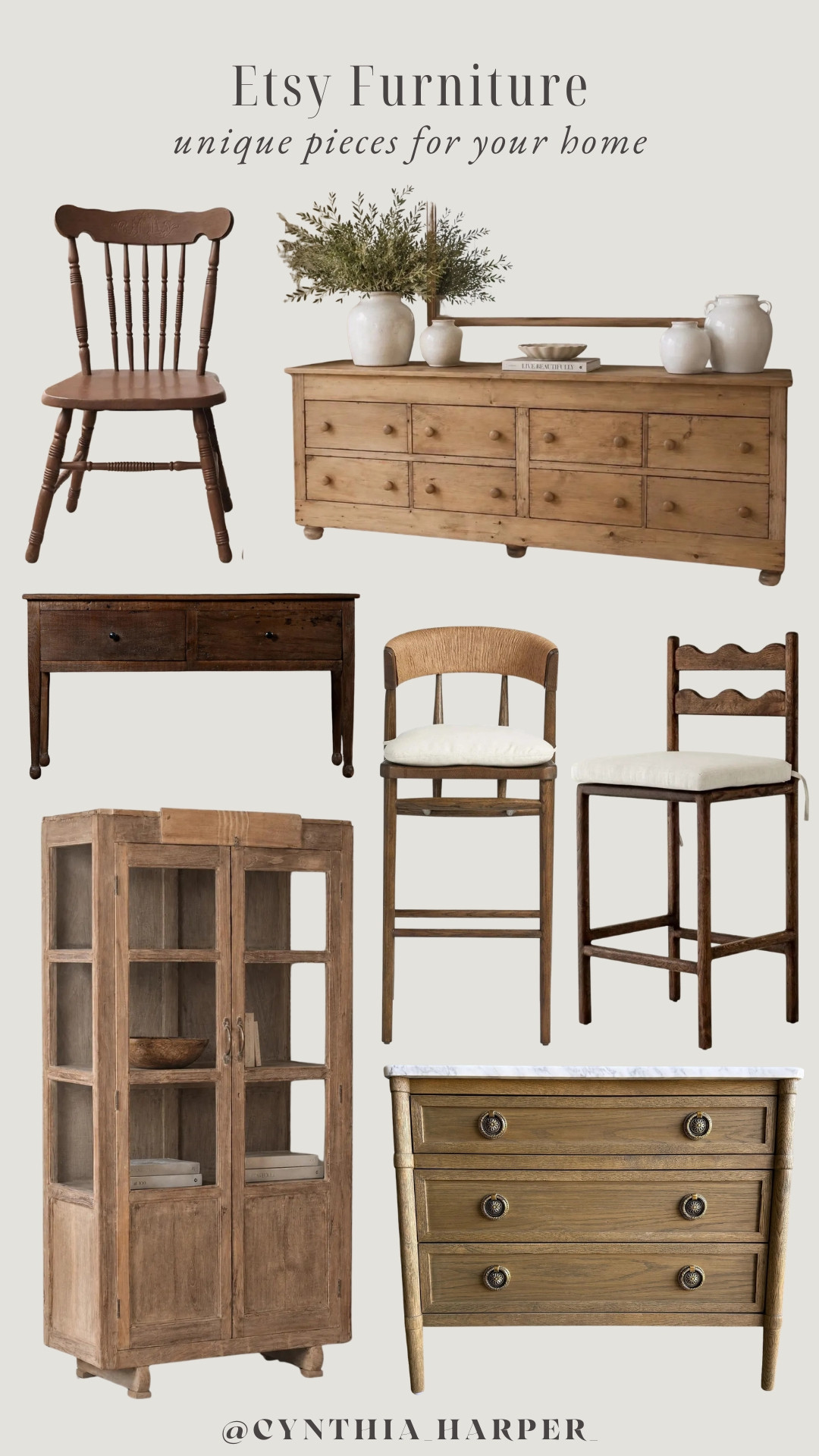 Etsy furniture favorites!

 #etsyhome #vintageinspired 

 
