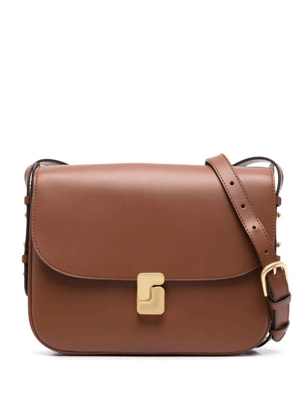 Soeur Leather Shoulder Bag  | Brown | FARFETCH | Farfetch Global