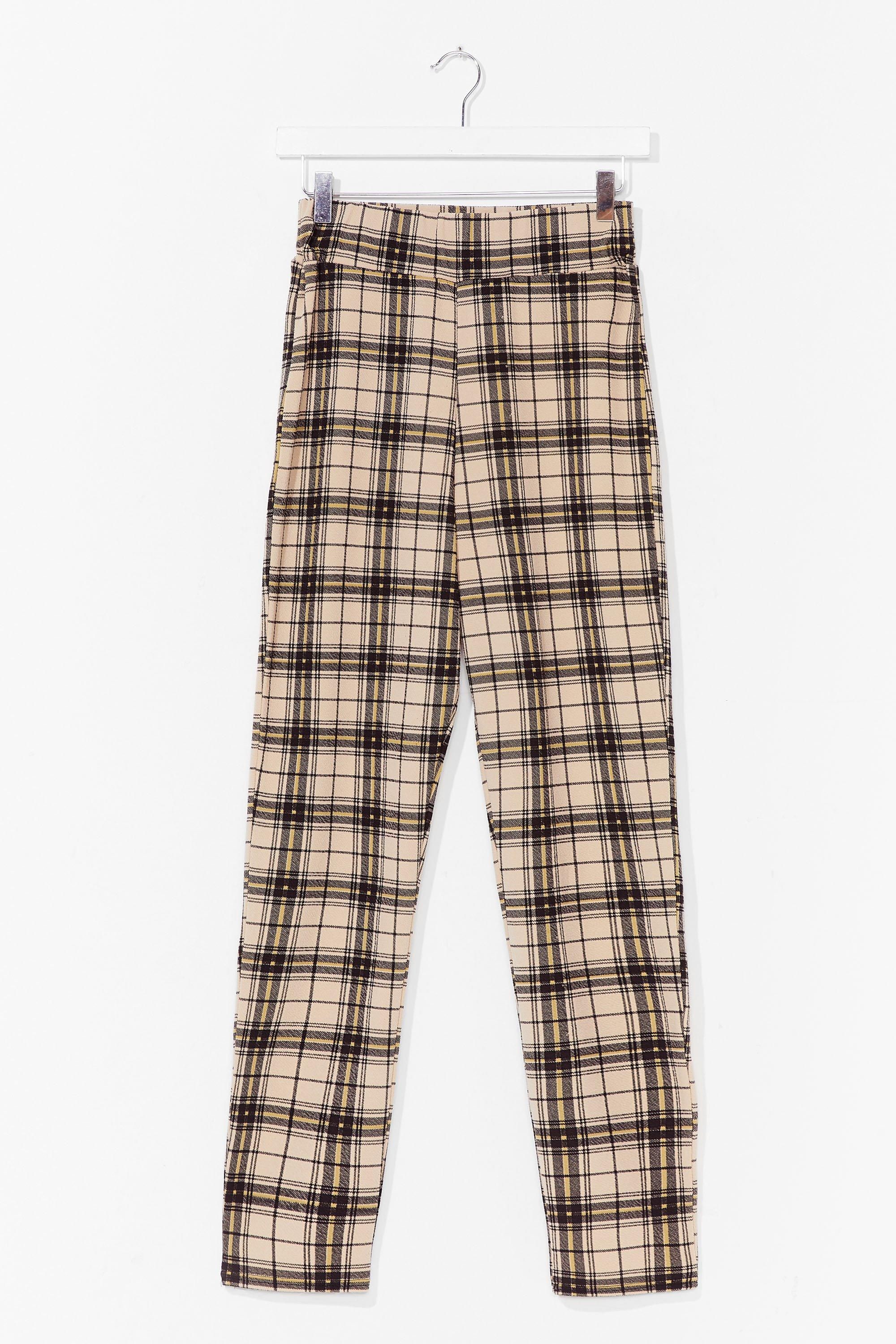 Womens Check This Out High-Waisted Pants - Stone | NastyGal (US & CA)