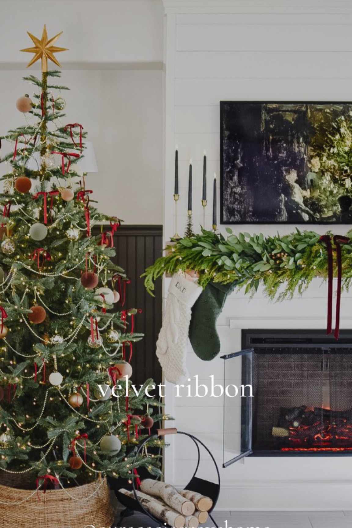 Decorating your tree this weekend? 🎄 Try adding ribbon to the tips for a nostalgic look!

We added velvet ribbon to the tips of our Christmas tree this year and it is reminiscent of that old-fashioned tinsel look with a DIY twist. We alternated between a simple knot and bow throughout the tree for a full, yet not over-powering, look. It was so simple and took no time at all! 

We were able to fill our tree with one 25 yard roll of ribbon that we found on Amazon. 

#LTKHoliday #LTKhome #LTKSeasonal