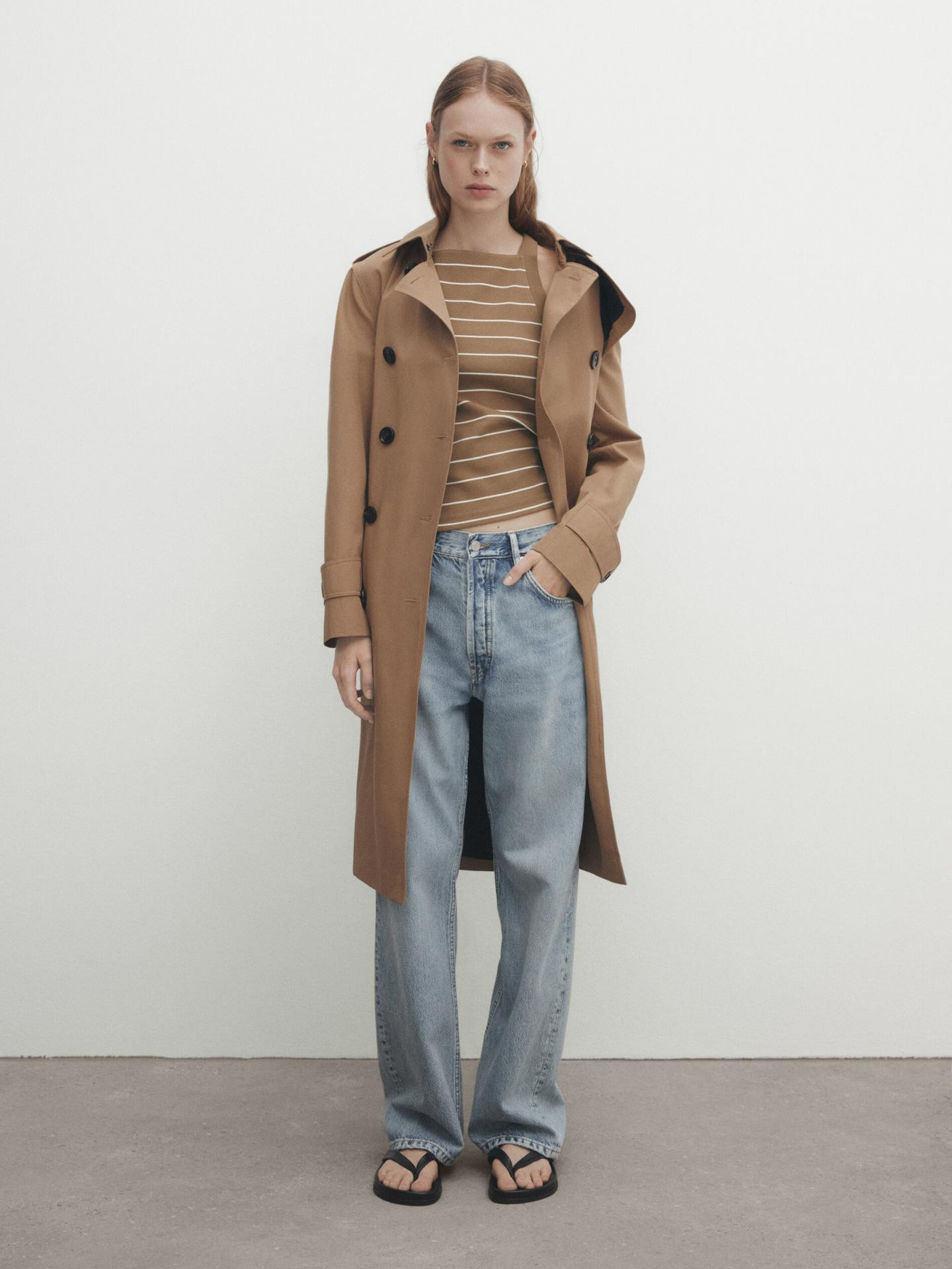 Striped strappy top | Massimo Dutti US