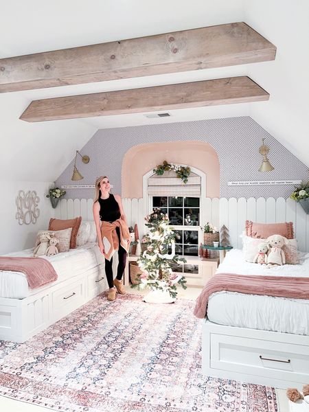 Everything I used to build these beams!

Ceiling height: 8’

Stain combo: Early American, Weathered Oak, and a 1:1 whitewash mixture 

#LTKhome #LTKHoliday