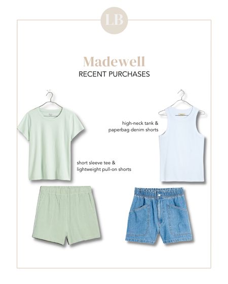 A couple outfits I recently purchased & shared from Madewell
