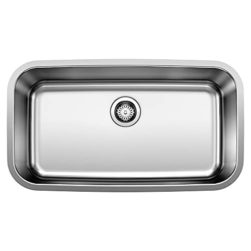 BLANCO, Stainless Steel 441024 STELLAR Super Single Undermount Kitchen Sink, 28" X 18" | Amazon (US)