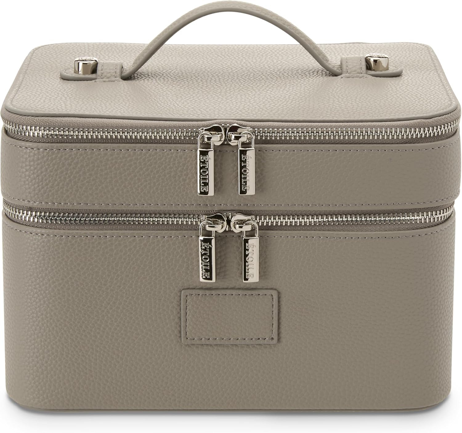 ETOILE - Duo Vanity Case Pebble - Large Functional Travel Makeup Bag Organizer with Removable Divider & Mirror | Amazon (US)