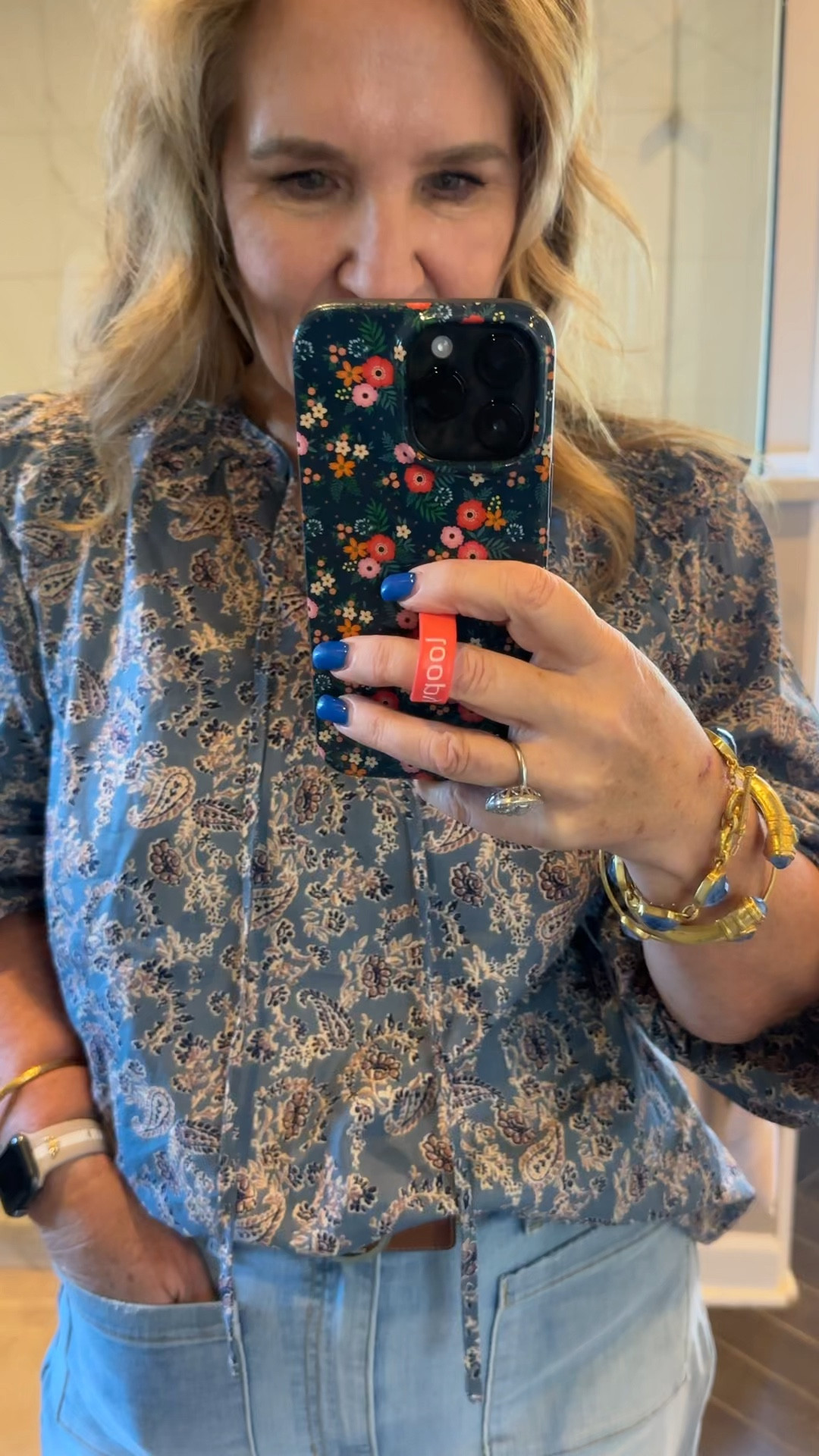 I love these muted print blouses for late summer in to fall. So pretty. 
Wearing a large. 15% off code at Avara NANETTE15
Linking a few others too. 

These jeans are limited but also on sale for $31. True to size. 
Linking other sale jeans, and a few I’m loving that are nice and soft and stretchy like these. 

Fall denim fall outfit 

#LTKFindsUnder100 #LTKOver40 #LTKSaleAlert