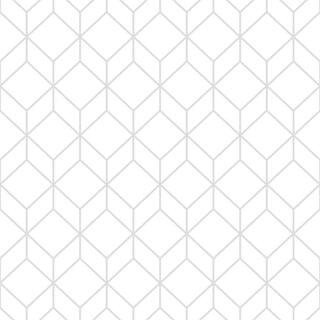 White & Silver Vinyl Non-Pasted Moisture Resistant Wallpaper Roll (Covers 56 Sq. Ft.) | The Home Depot