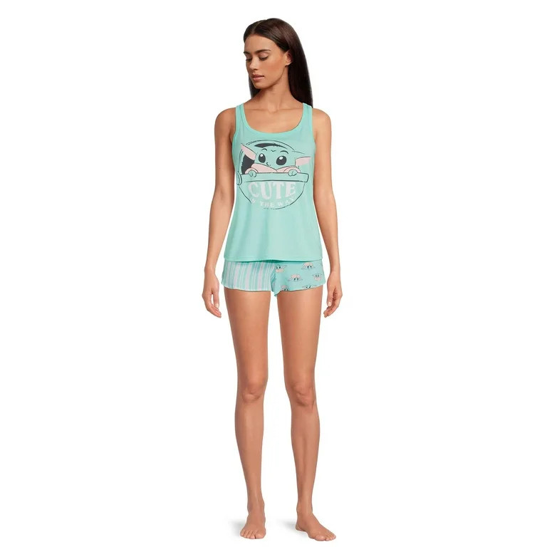 Star Wars the Child Women's and Women's Plus Shorty Pajama Set, 2-Piece | Walmart (US)