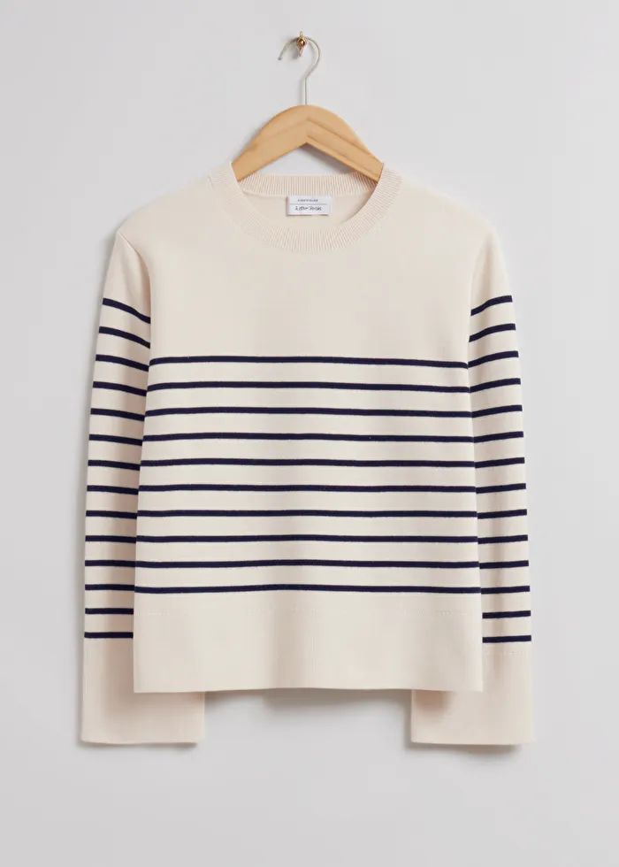 Boxy Nautical Striped Sweater | & Other Stories US