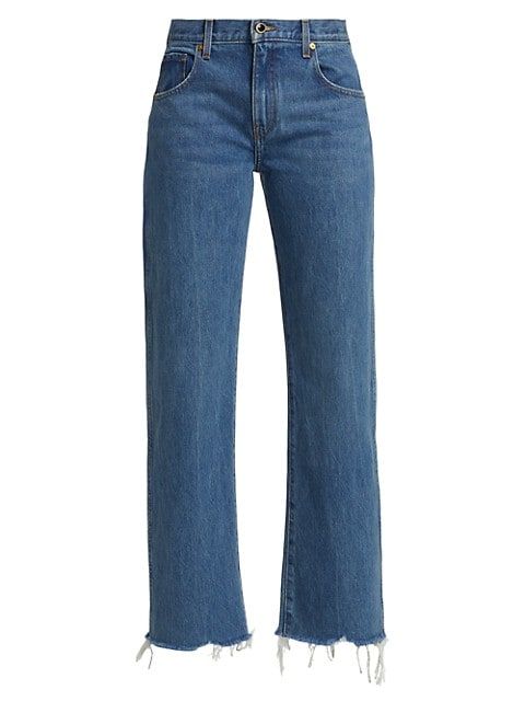 Kerrie Mid-Rise Wide-Leg Jeans | Saks Fifth Avenue