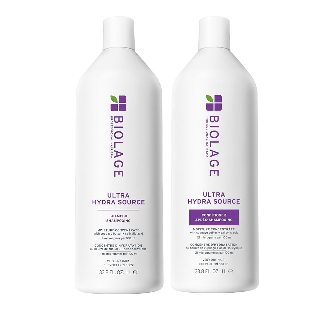 BIOLAGE Ultra Hydrasource Shampoo, Conditioner Duo For Very Dry Hair, Extremely Moisturizes, Sili... | Amazon (CA)