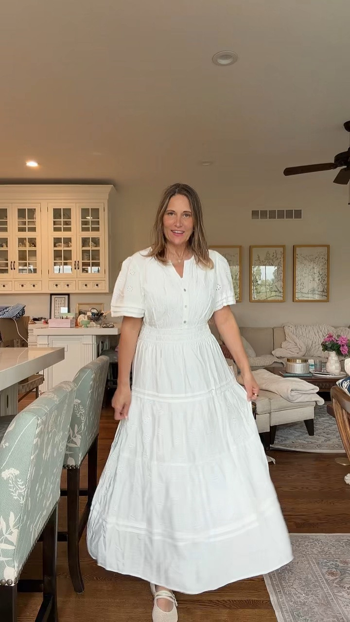 Love this dress that looks just like the almost $1k one.

#LTKootd #LTKOver40 #LTKSeasonal