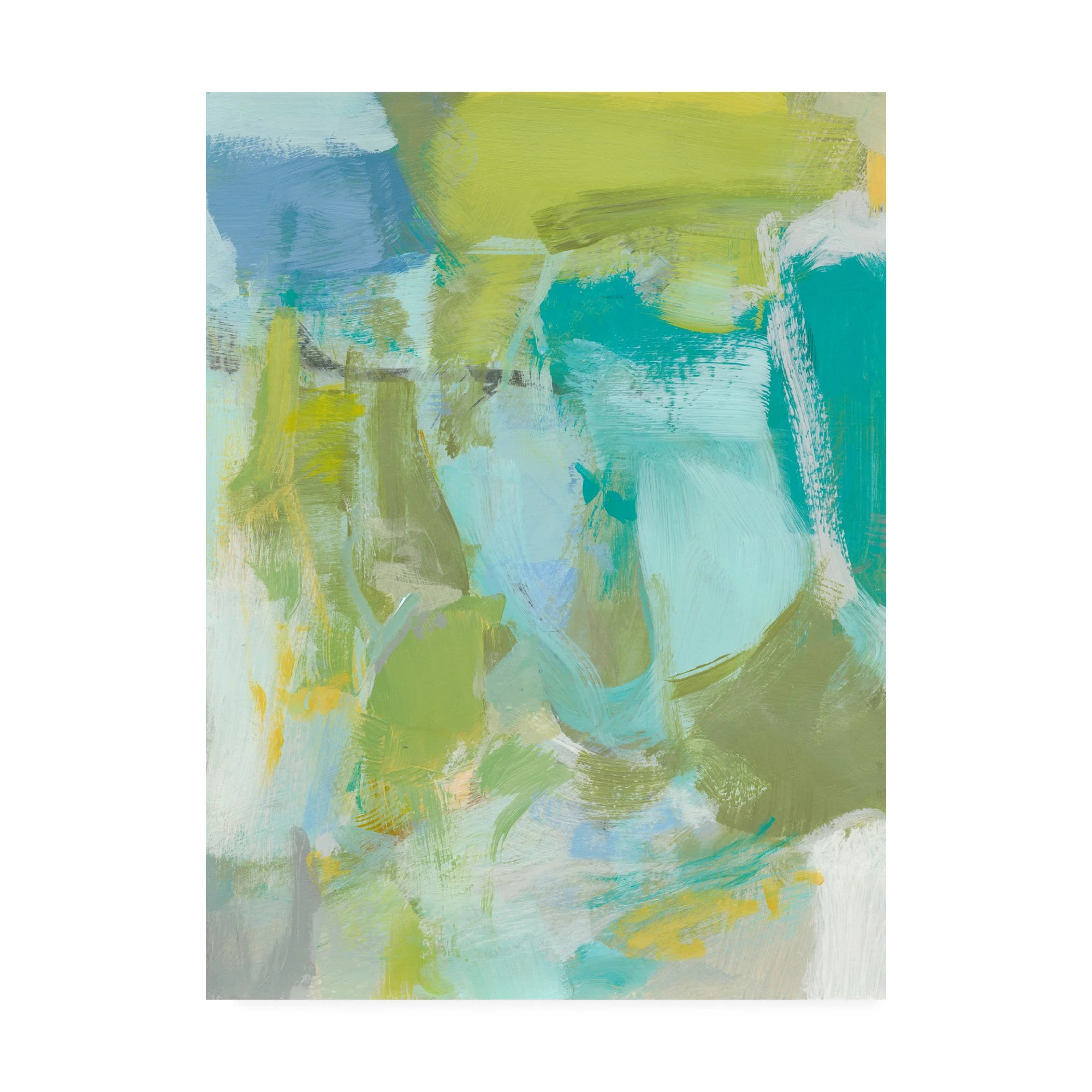 Trademark Fine Art 'Sea Glass Abstraction II' Canvas Art by Christina Long - Walmart.com | Walmart (US)