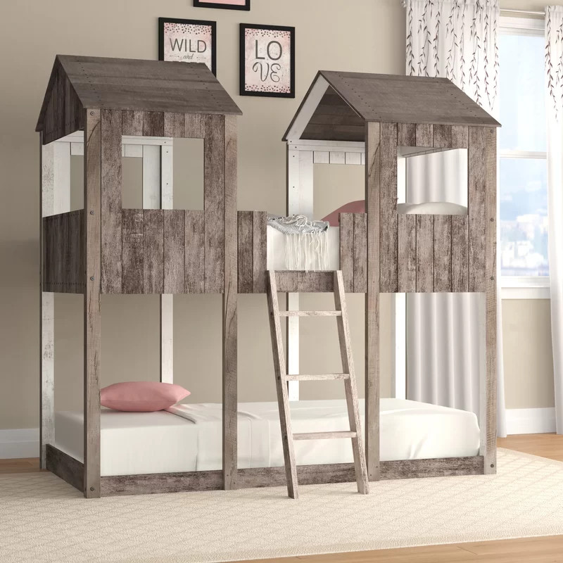 Scholz Twin over Twin Bunk Bed | Wayfair North America