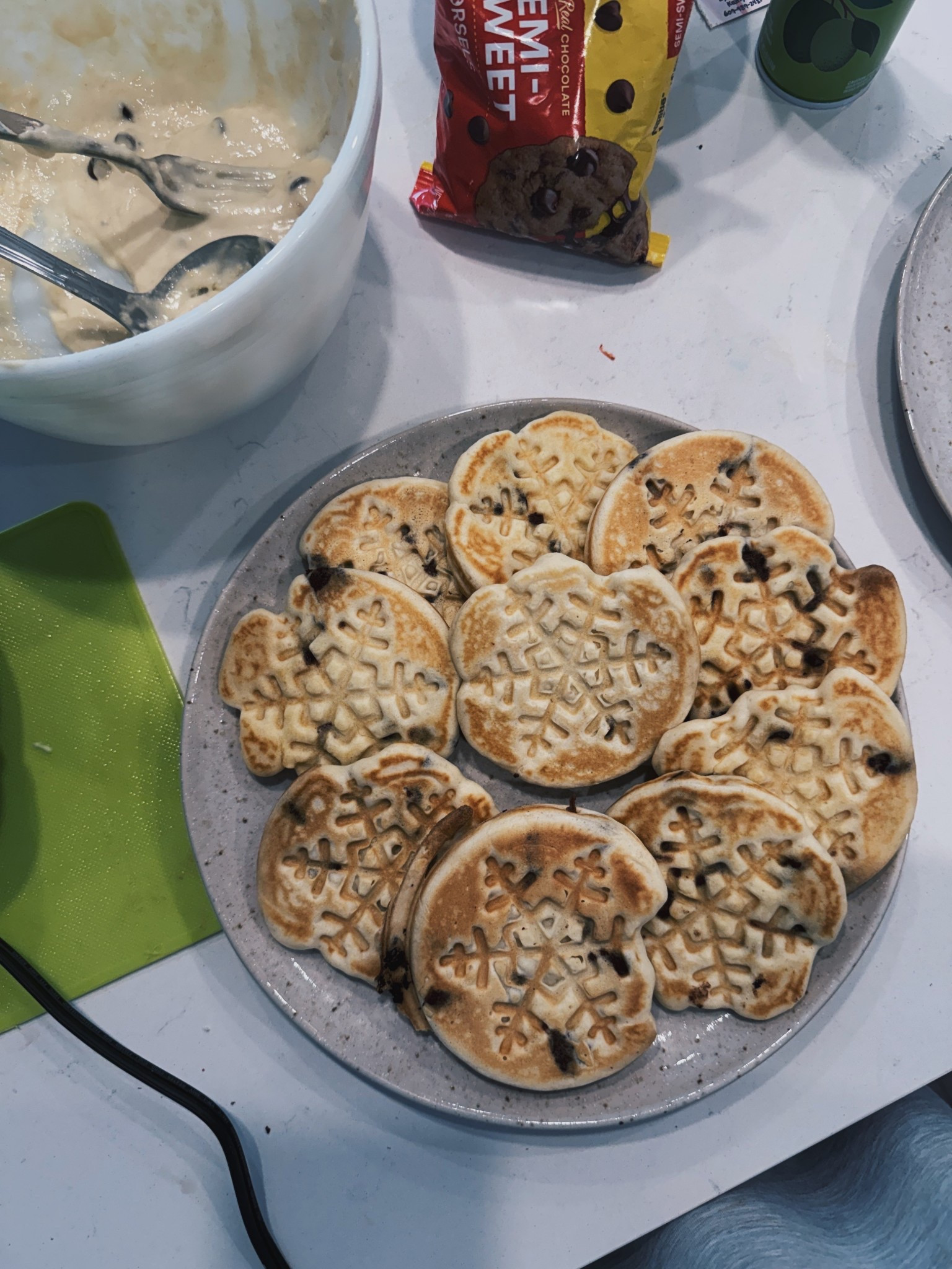 Snow flake waffles for our blizzard at home ❄️

#LTKfoodie #LTKHome #LTKKids