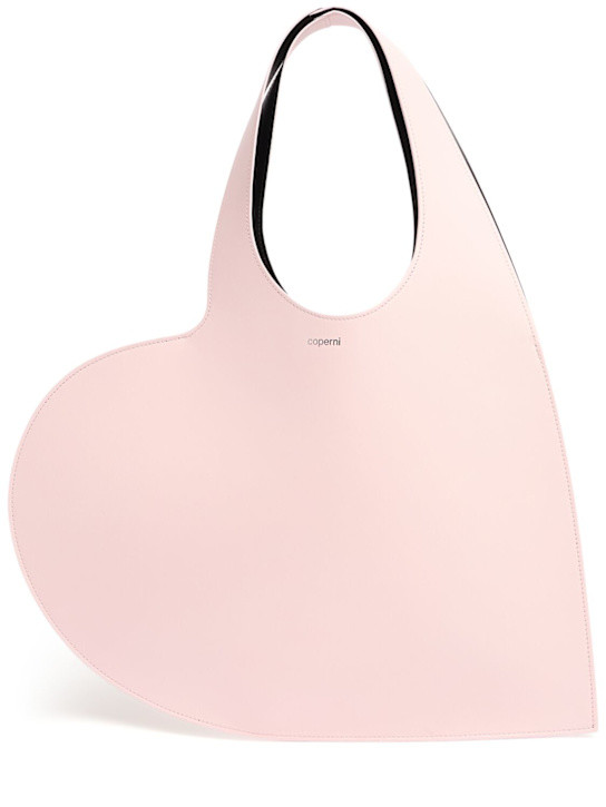 Heart leather shoulder bag | Luisaviaroma