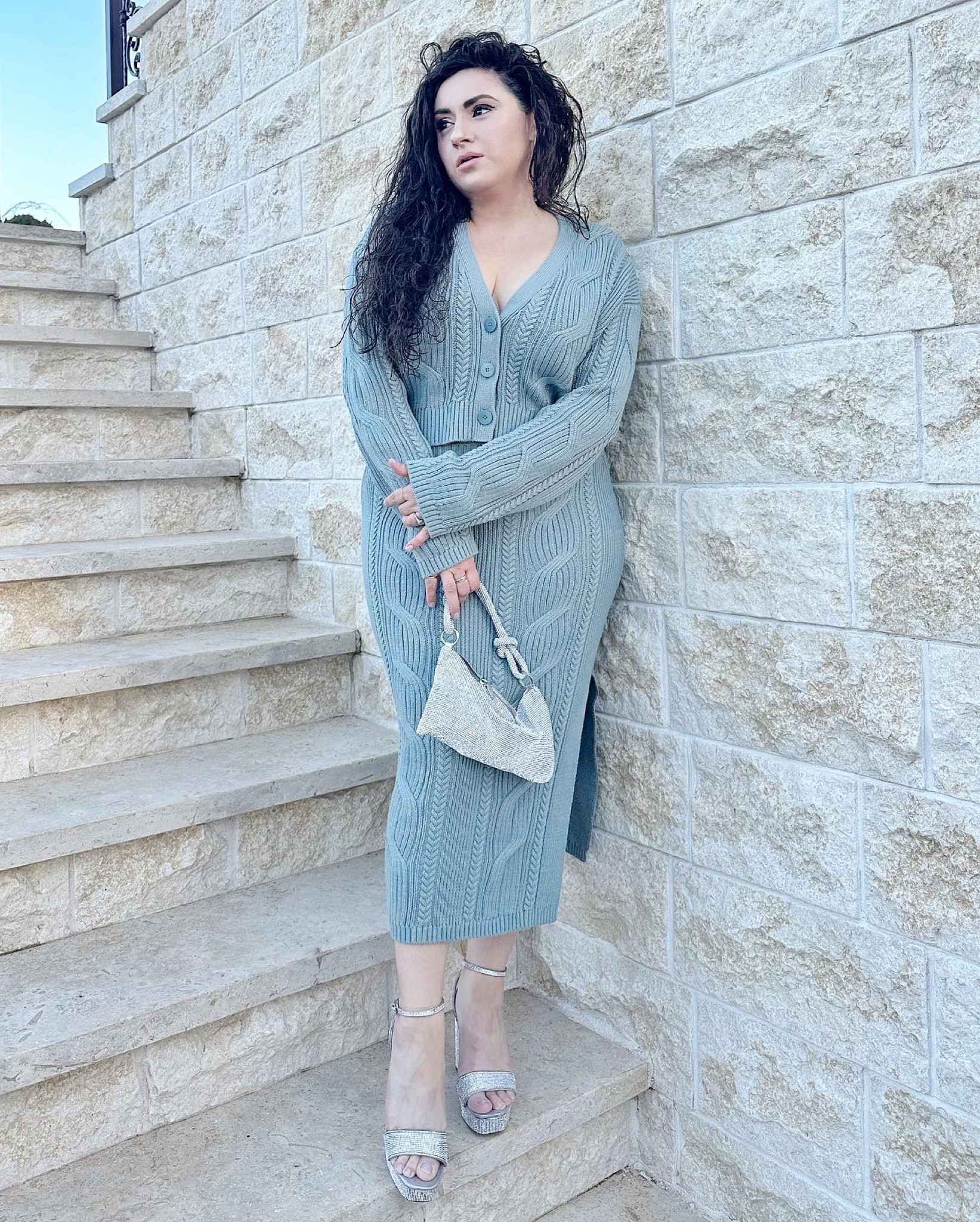 the most comfortable sweater dress and the most sparkly accessories

#ootd #whatiwore #fashion #outfitinspo #style #winteroutfit #sweaterweather #sweaterdress #jonathansimkhai #cultgaia #cultgaiahera #handbag #bag #handbag #glitter #rhinestones #sparkle #platformheels #platformsandals

#LTKSeasonal #LTKfamily #LTKSale