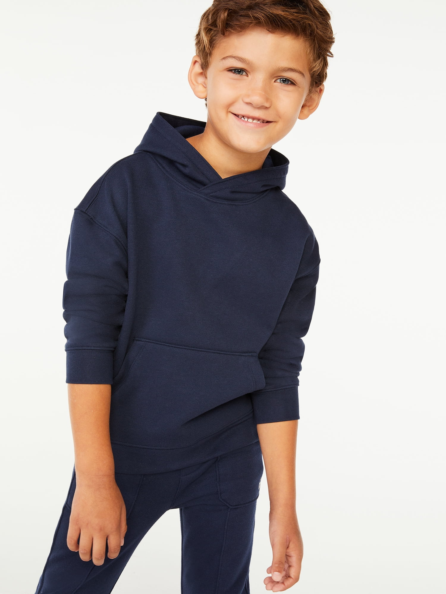 Free Assembly Boys Long Sleeve Graphic Print Hoodie, Sizes 4-18 | Walmart (US)