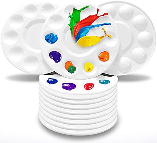Hulameda Paint Tray Palettes, Plastic Paint Pallets for Kids or Students to Paints on School Proj... | Amazon (US)