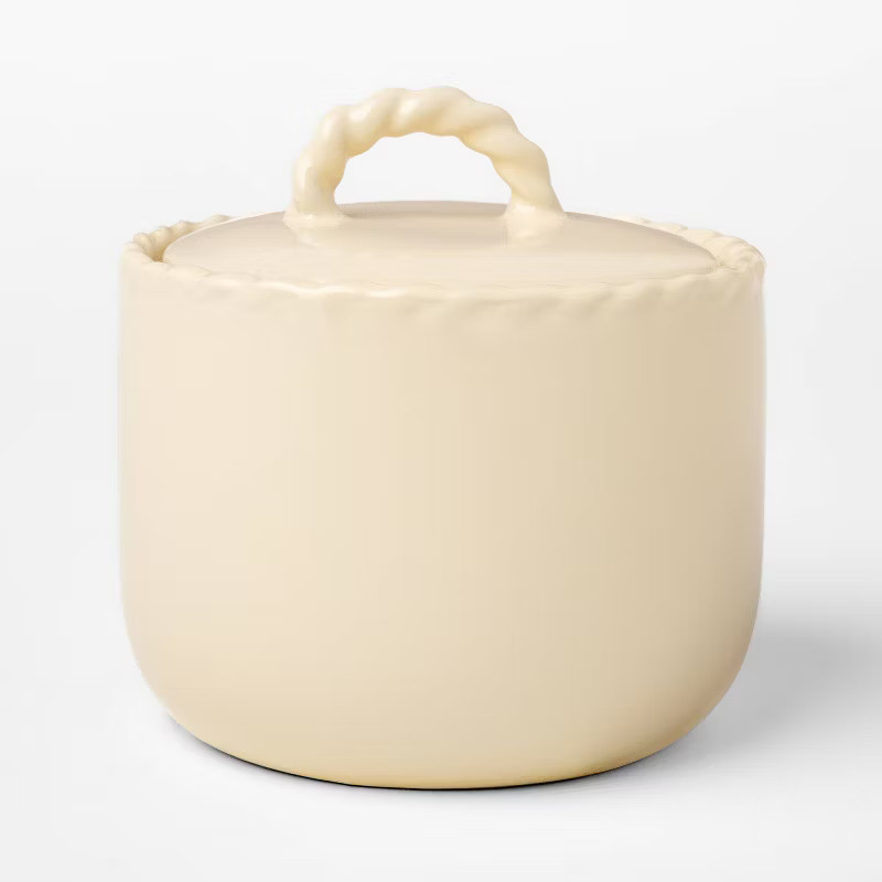 3 Wick Ceramic Jar Candle with Lid Sunflower and Ivy 18oz - Threshold™ designed with Studio McG... | Target