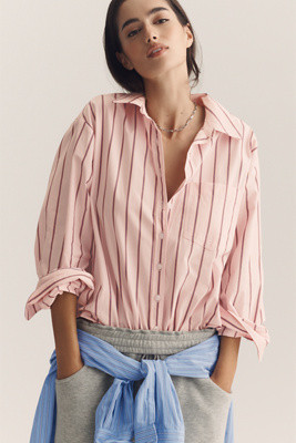 The Shrunken Bennet Buttondown Shirt by Maeve | Anthropologie (US)