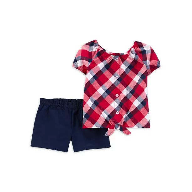 Carter's Child of Mine Toddler Girl Patriotic Outfit Set, 2 Piece, Sizes 12 Months-5T - Walmart.c... | Walmart (US)