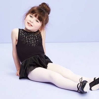 Toddler Girls' Dancewear Tank Leotard with Skirt - More Than Magic™ Black | Target