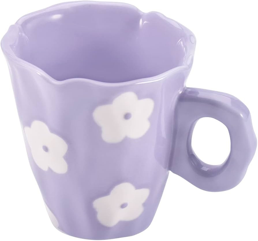 Koythin Ceramic Coffee Mug, Hand-painted Irregular Novelty Coffee Cup for Office and Home, Dishwa... | Amazon (US)