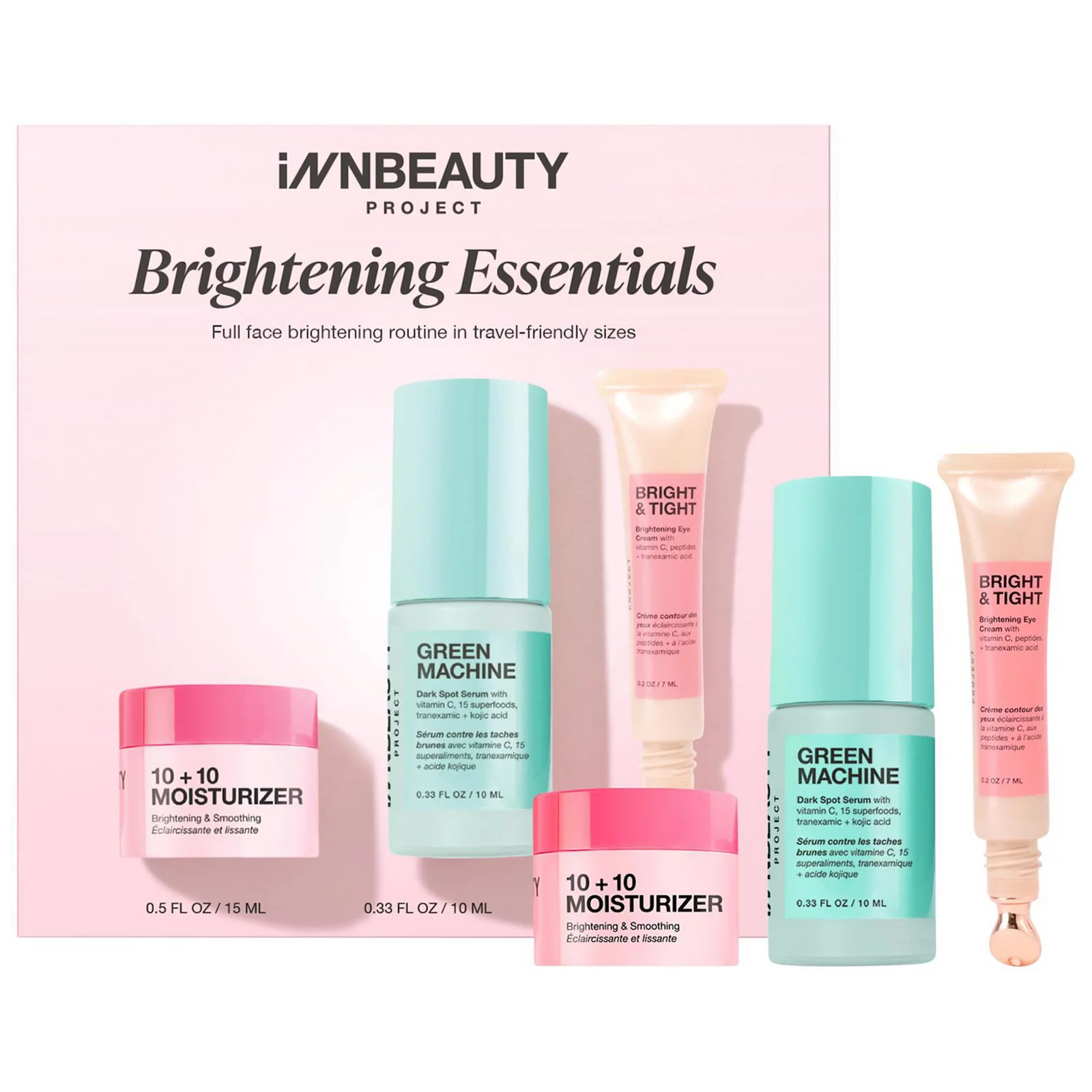 iNNBEAUTY PROJECT Brightening Mini Essentials Kit, Size: 8.4 FL Oz, None | Kohl's