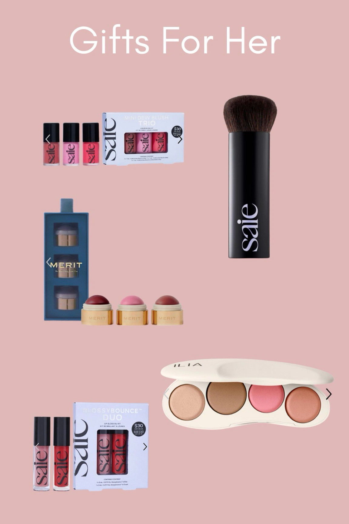 Beauty gifts for her. 