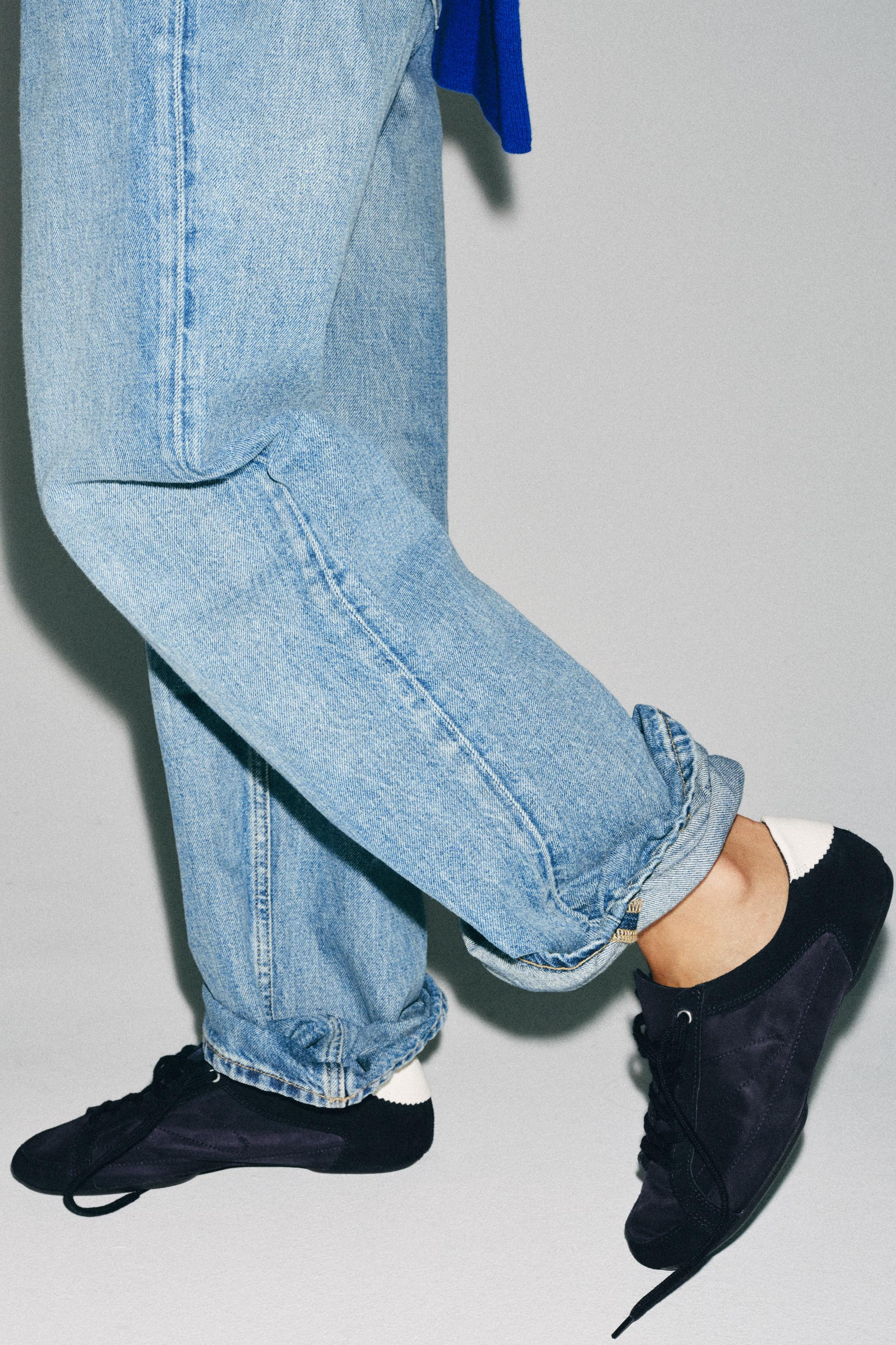 BLUCHER TRAINERS WITH CONTRAST HEEL | Zara UK