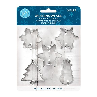 R&M International 5 Piece Mini Snowfall Cookie Cutter Set | Target
