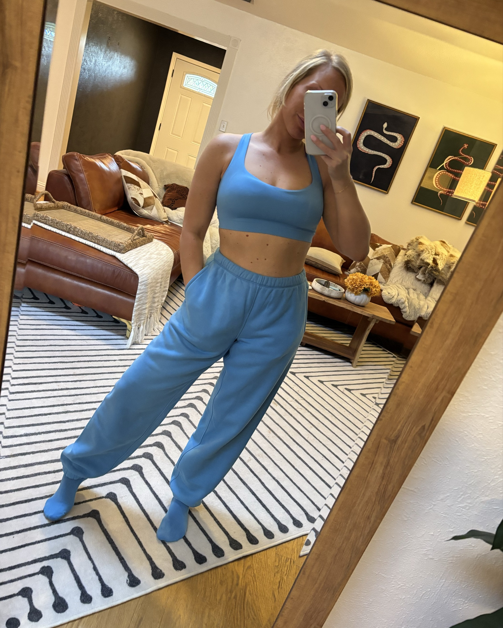 THIS NEW BLUE AT LULU IS GIVING ME ALL THE THINGS!!!!!! 💙🩵💙🩵💙🩵

Already ordered every single thing in this color 😍 @lululemon 

I am wearing the following sizes for reference:
Sports Bra: S (C-DD cup size) / 8
Sweats: S
Biker Shorts: 8
Cropped Define Jacket: 6


#LTKTravel #LTKMidsize #LTKActive