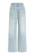 Pleated Wide-Leg Denim Pants | Moda Operandi (Global)