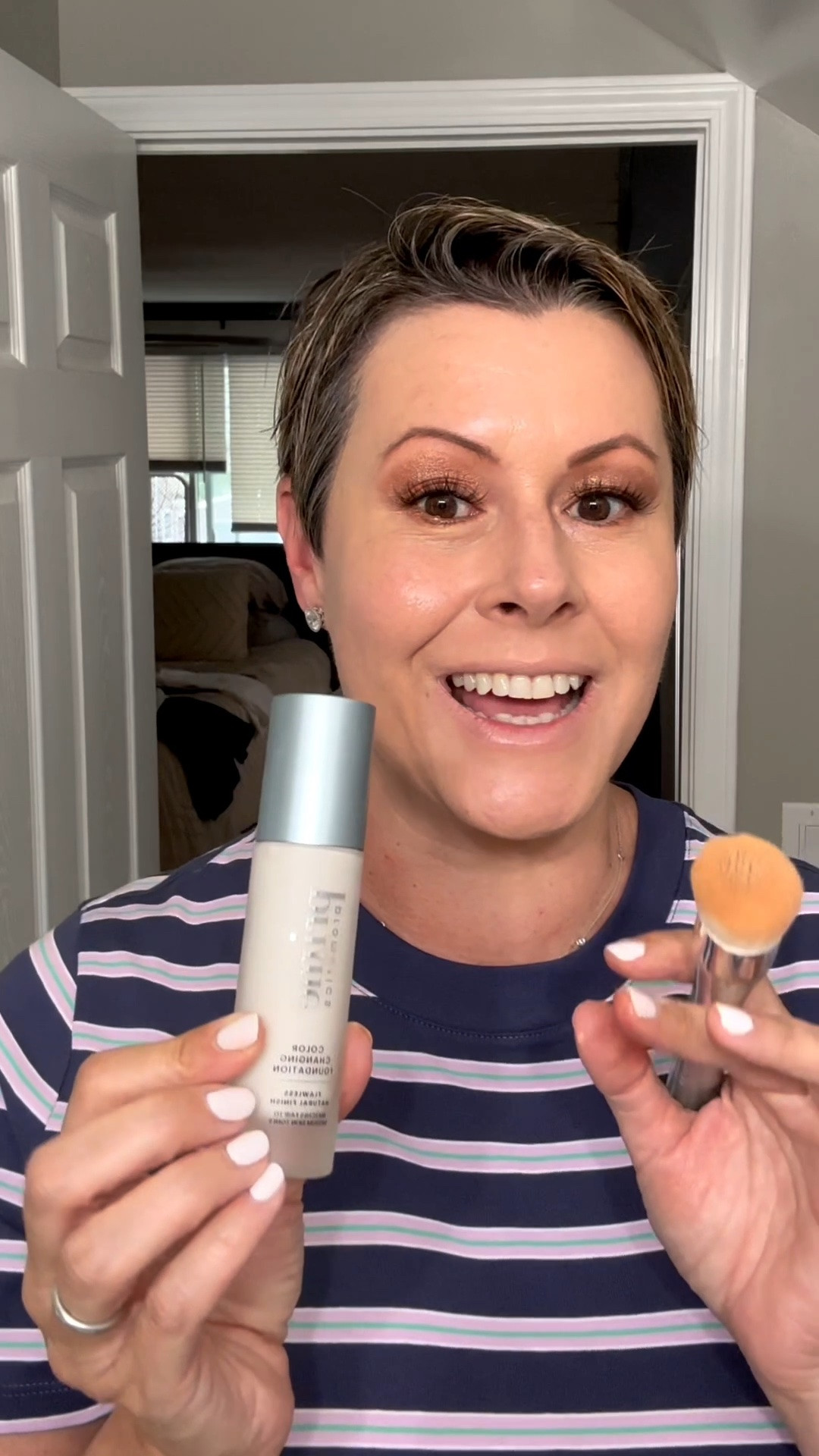 Foundation shopping doesn’t have to be complicated. ✨

The Prime Prometics Skin-Changing Foundation adjusts to light-to-medium skin tones, making it a great option if you’re unsure which shade to choose. It blends beautifully, feels lightweight, and helps take the guesswork out of finding your match.

Who else loves makeup that makes life a little easier? 🤍

#LTKgrwm #LTKOver40 #LTKBeauty