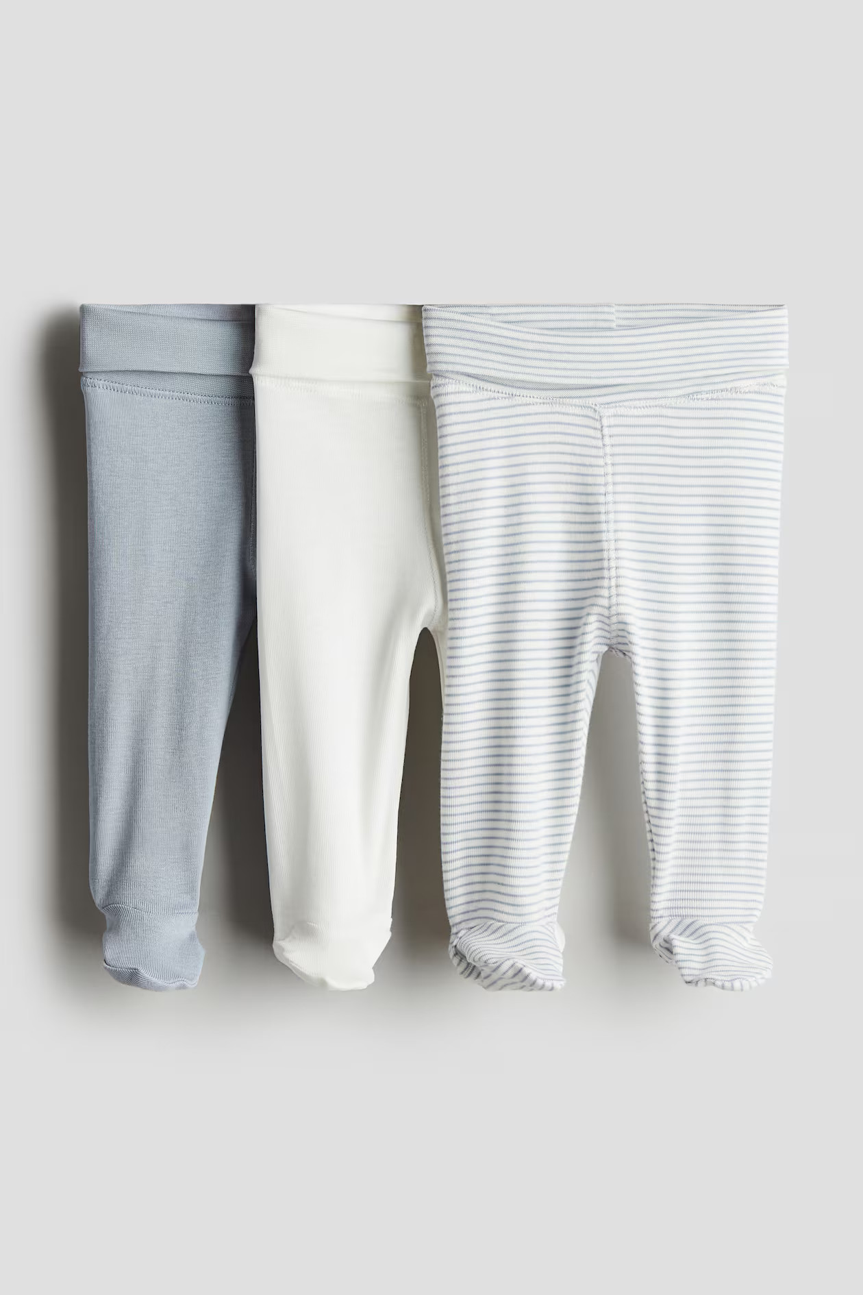 3-pack Foldover-Waist Leggings | H&M (US + CA)