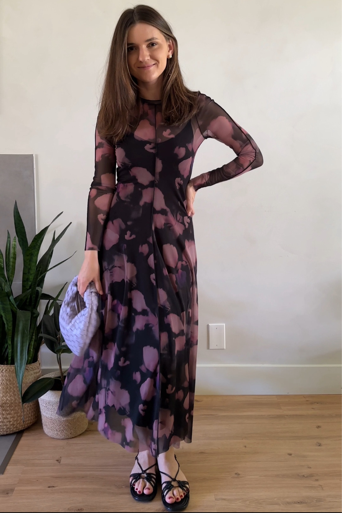 Summer midi dress / wedding guest dress