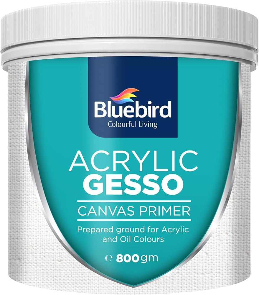 BLUEBIRD Heavy Gesso Primer for Acrylic Painting, Gesso Surface Prep Medium for Acrylic Paint and... | Amazon (US)
