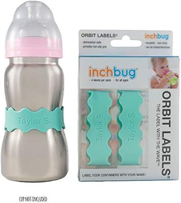 InchBug (4 Pack) Orbit Labels Personalized (Cool Mint) | Amazon (US)