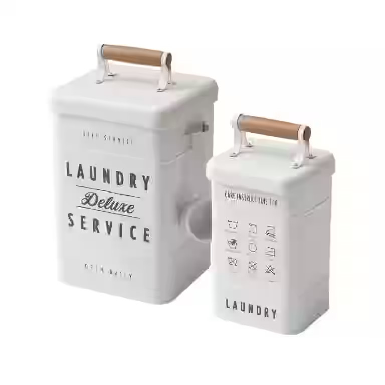 Better Homes & Gardens 2-Piece Metal Laundry Storage Set, Adult | Walmart (US)