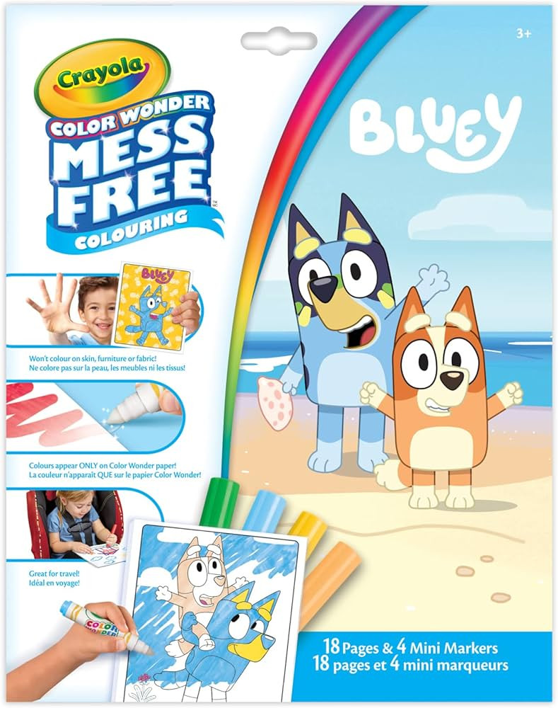 Crayola Color Wonder Pages and Mini Markers, Bluey | Amazon (CA)