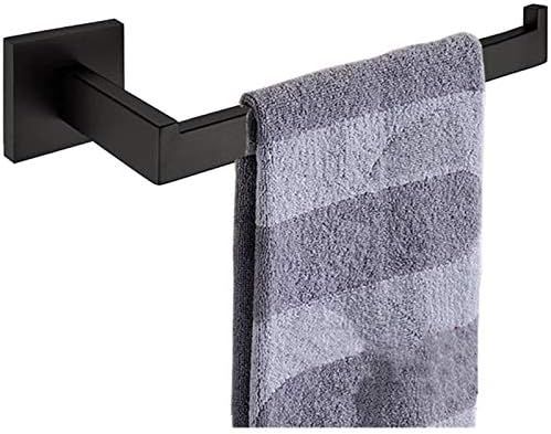 Nolimas Matte Black Bath Towel Bar Single Bars Towel Ring Classic Wall Mounted SUS304 Stainless S... | Amazon (US)