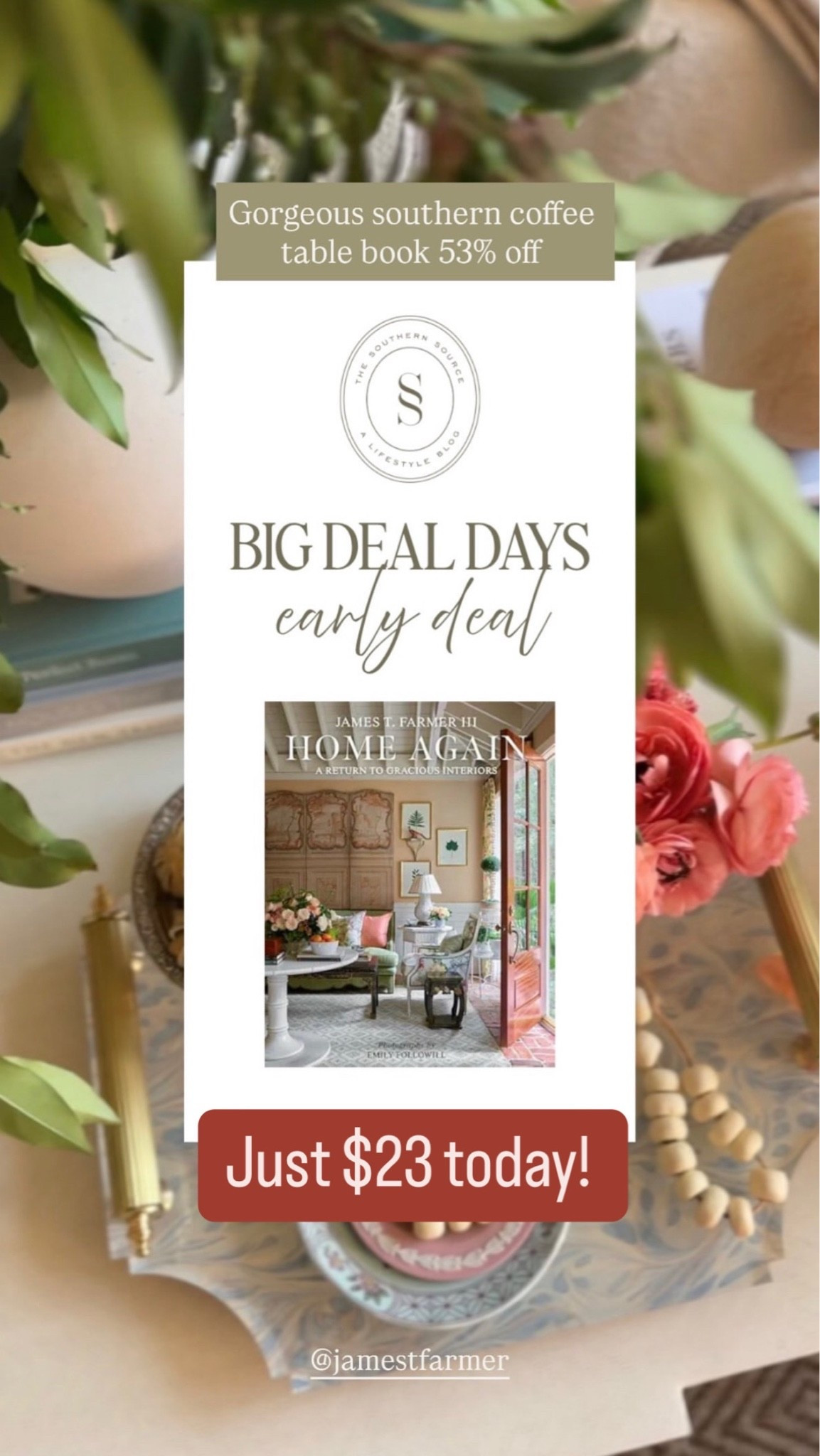 Early Prime Day Deals!! This coffee table book adds the perfect pop of color to any space! Not only is the cover gorgeous but the pages inside give so much inspiration! 

#PrimeDay #TheSouthernSource

#LTKdayinmylife #LTKSaleAlert #LTKHome