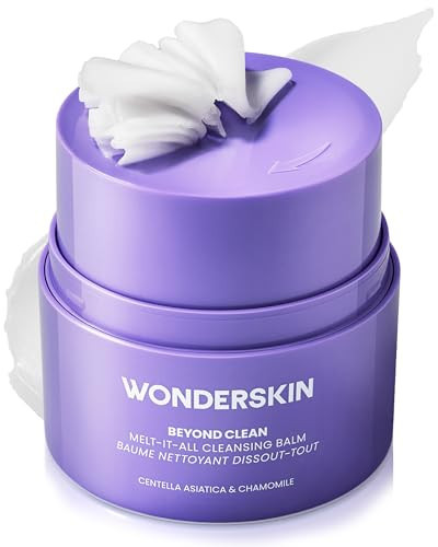 Wonderskin Cleansing Balm - Melt It All Balm to Milk Makeup Remover, Gentle Hydrating Face Cleanser with Centella and Chamomile | Amazon (US)