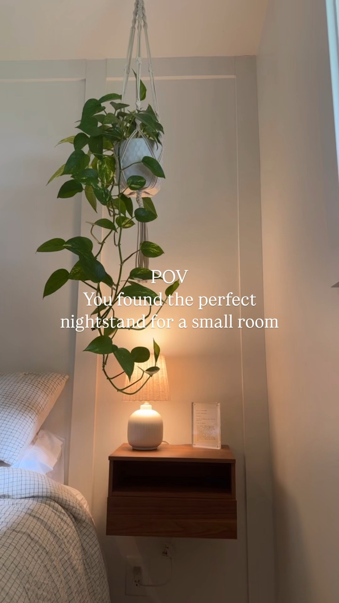 Floating furniture makes small rooms feel bigger!! Best design decision we ever made for our small guest bedroom. 

#LTKWatchNow #LTKU #LTKHome