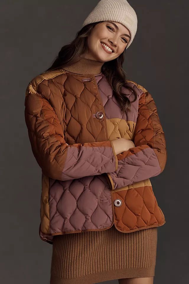 Sessun Duddy Patch Quilted Jacket | Anthropologie (US)