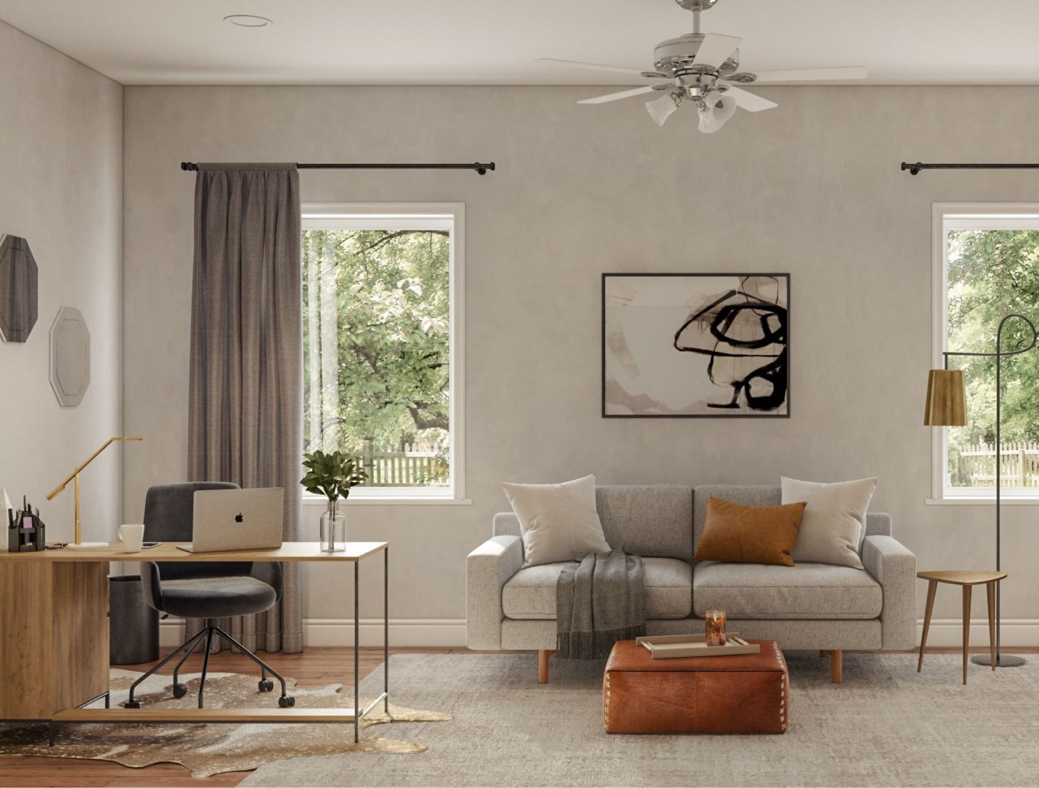 Cozy home office design. 
Open spaces for your home.

#LTKhome #LTKsalealert