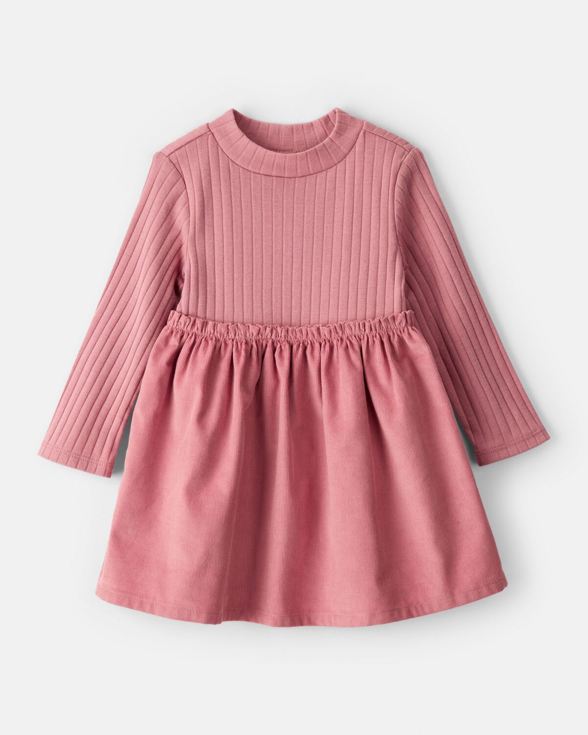 Baby Girl Rib Knit Dress - Pink | Carter's Inc